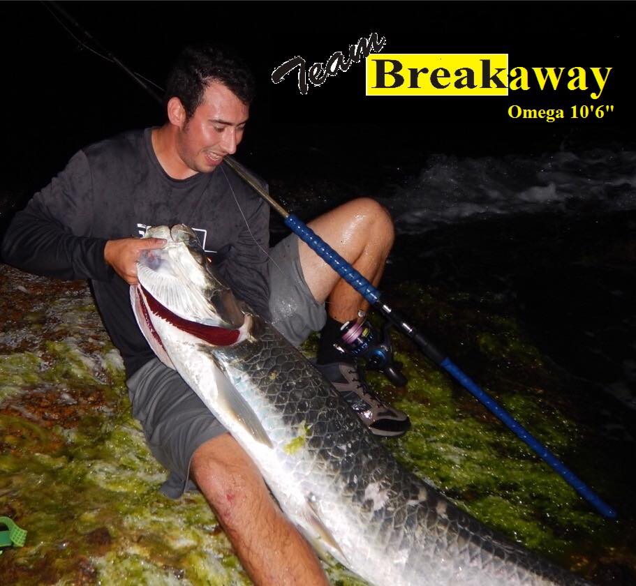 Carlo Morales lands a monster on his BreakawayOmega 10/6 – Breakaway Tackle